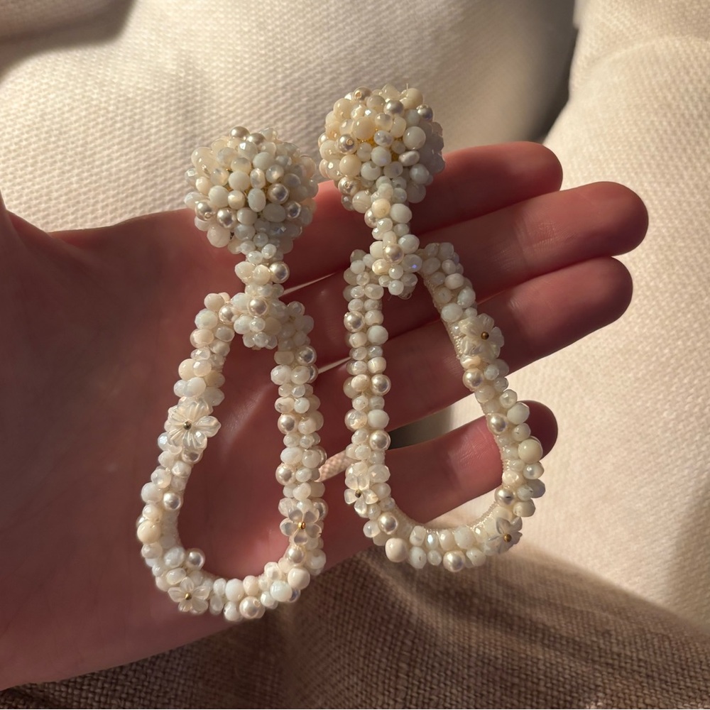 NWOT Bibi Marini earrings - great for bridal